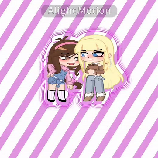 Animación de Mabel y Pacifica de Gravity Falls | Mabel x Pacifica Gacha