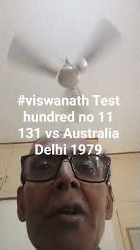 #viswanath made his 11th Test hundred at Delhi #sunilgavaskar and #yashpalsharma too hitting tons