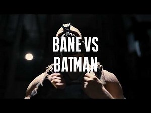 Bane Vs Batman With Healthbars | HD | The Dark Knight Rises