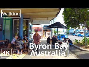 Walking tour of Byron Bay, Australia | 4K