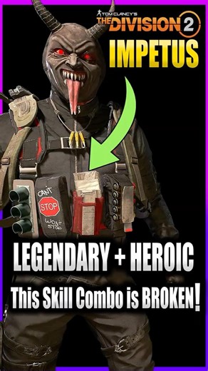 High-Damage Legendary Impetus SKILL Build #division2 #division2builds #division3 #division2build