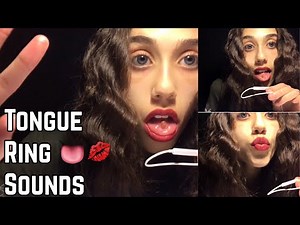 Asmr-Up close-Tongue Ring Sounds-Mouth Sounds-Kisses-Hand movement-Slow-Tingles/Spanish💕