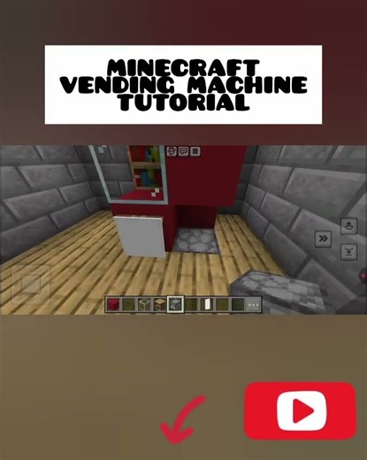 Minecraft Vending Machine Tutorial!#music#shorts#Minecraft (time-17:29,day-friday)#gaming