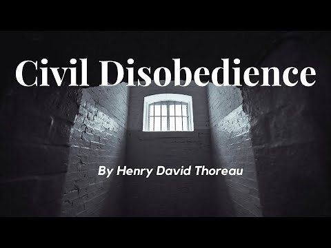 Civil Disobedience by Henry David Thoreau: English Audiobook with Text on Screen, American Classic
