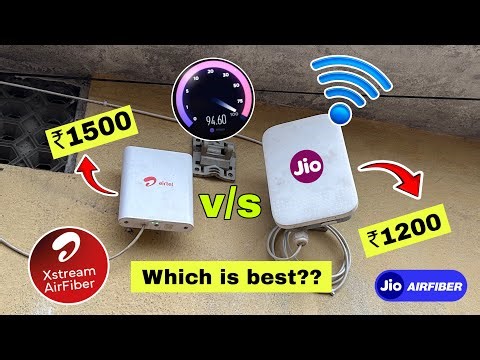 🛜Jio air fiber ₹1200 vs Airtel airfiber ₹1500 new connection offer explained & comparison in detail