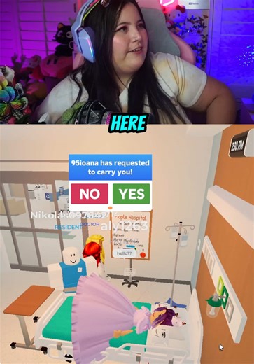 Experiencing a Hospital Roleplay in Roblox