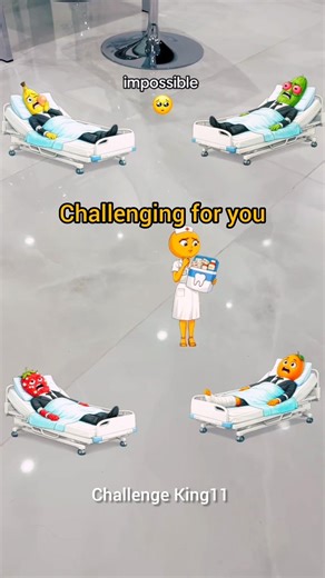 IMPOSSIBLE Hospital Challenge 😱 Which Patient Will You Save?!"..#soccer #cartoon #funny #shorts