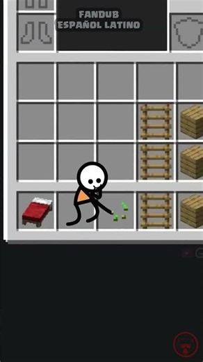 PARKOUR EN EL INVENTARIO PARTE 2 - Fandub Español #minecraft #shortvideo #viral #shorts #fyp #memes