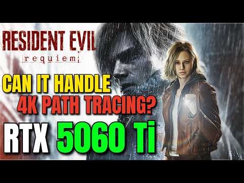 Resident Evil Requiem Path Tracing 4K Test (Stable 60 FPS) RTX 5060 Ti 16GB