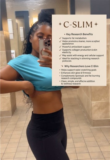 Why I am obsessed with C-Slim: 🖤Supports fat metabolism 🖤Helps promote a leaner, more sculpted appearance 🖤Powerful antioxidant support 🖤Supports collagen production & skin elasticity ##cslim##transformation##wellness##FitnessMotivation##fyp