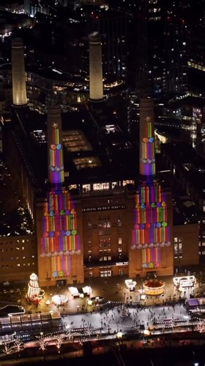 LAKWENA | #AD My Christmas Tree, drawn on iPad, is now live on Battersea Power Station in the @apple Christmas tree projections! Amazing to see it go... | Instagram