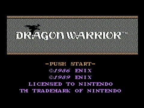 Dragon Warrior (Nintendo, 1989) - NES Gameplay
