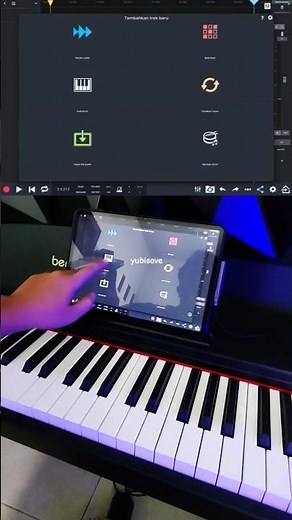 n-Track DAW Studio MIDI Controller App On Benston Piano #benstonmusic #learnpiano #music