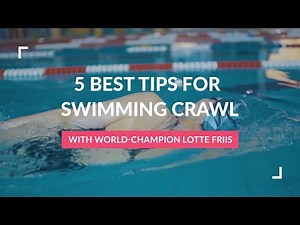Learn To Swim Freestyle Correct And Fast | With Lotte Friis - World-champion