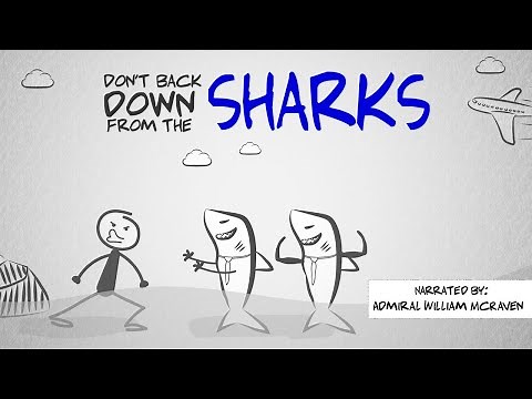 Don't back down from the Sharks! | Admiral McRaven Navy Seal Motivation | Storiez
