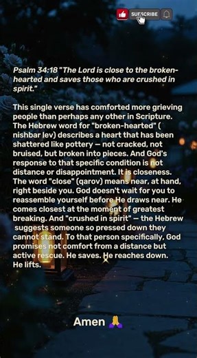 🙏 A Prayer for the Broken-Hearted