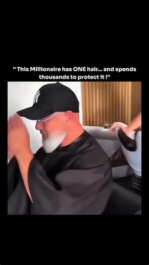 VIRALEXA HUB | The post shares a 19-second viral video of a bald millionaire in a luxury salon, where stylists delicately shampoo, condition, blow-dry,... | Instagram