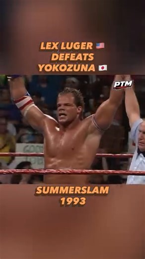 Lex Luger 🇺🇸 defeats Yokozuna 🇯🇵 by count-out at WWE SummerSlam and acts like he just won the World Championship. (1993) 🤔 #prowrestling #FYP #foryou #WWEThrowback #wwehof #WrestlingLegend #ExplorePage #batista #explorepage✨ #wrestling #explore #explorer #VintageWWE #ProWrestlingHistory #reels #viral #virals #WrestlingNostalgia #superstars #reelitfeelit #WWEClassics #viralvideos #WWE #usa #summerslam #WWEHistory #viralreels #ViralWrestling #WrestlingForever #WrestlingCommunity | Pounding Th