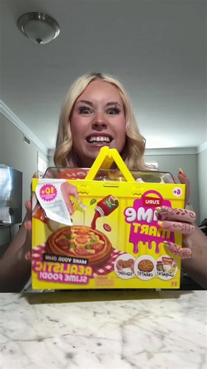 slime pizza #asmr #slime #squish #talking | pizza slimes