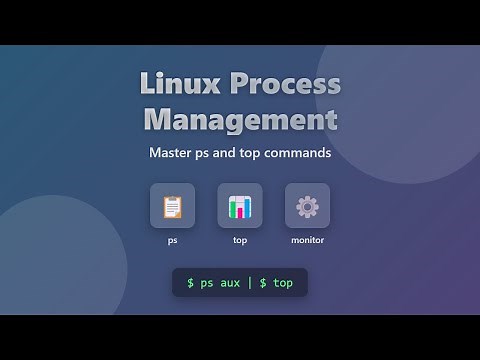 Linux Process Management Basics: ps & top Commands Explained!