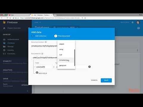 Building a Realtime Chat Application with Angular 5 and Firebase: Seeding Chatroom Data|packtpub.com
