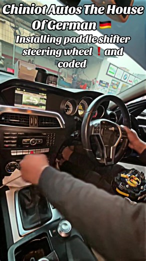 W204 Mercedes Paddle Shifter Installation Guide