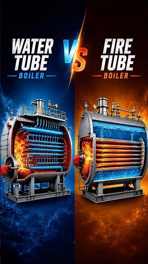 Water Tube Boiler vs Fire Tube Boiler | Complete Difference Explained in Hindi | Boiler Working ⚙️😱
