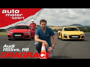 Drag Race: Audi RS5 vs. Audi R8 - Unequal brothers in a battle against the clock? I auto motor un...