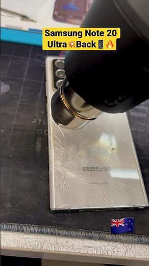 Samsung Note 20 Ultra📱Back replacement🔥 #samsung #repair #note20ultra #viral #tech #newzealand🇳🇿