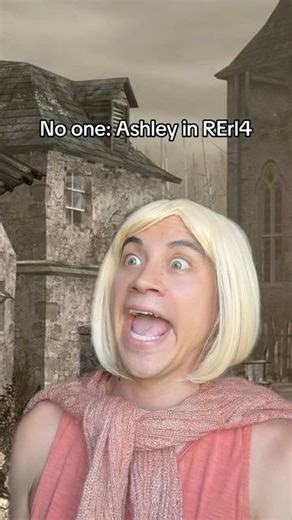 Ollie Dreamer on Instagram: "HELP ME LEON!!! 😱🧡💚 . Fun fact: the original voice actor of Ashley in RE4 is also the voice of Sandy Cheeks! I’m currently replaying the original RE4 on professional mode and remembering how hard it is! Luckily I put Ashley in the knight suit 🤣 Anyone else craving a new Resident Evil game? . #fyp #residentevil #gaming #horror #capcom #residentevil4 #re4 #leonskennedy #leonkennedy #cosplay #residentevilgames #residentevilcosplay #parody"