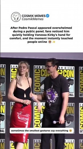 Pedro Pascal Quietly Reaching For Vanessa Kirby’s Hand Melted The Internet 🥺❤️