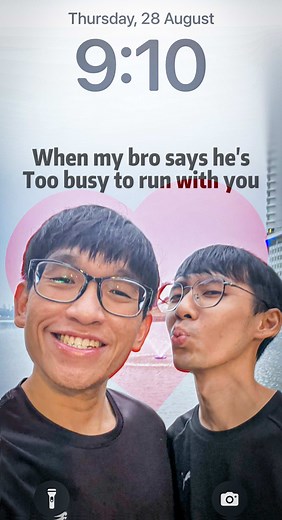 POV: When your bro says he’s too busy to run with you.. (p.s. running is not always about training, it’s about having fun with your running buddies! 🤪) 🎥: @Run Roti John #running #malaysiarunners #enjoyrunning