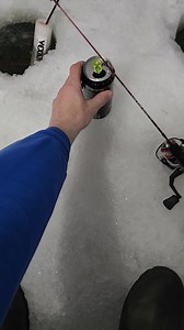 Would you trust this to wake you up from a shack nap? There are many different techniques to set "fish alarms". Sometimes I'll put another rod or my ice scoop across the hole so if I do get a fish, my rod won't get pulled in but I like this can method too! Follow for more fun and creative ideas to sneak in a nap while fishing😆 #fishing #adventure #fblifestyle #icecrappies #IceFishing #followformore #ice #fishingfun #naptime | Mike Benjamin