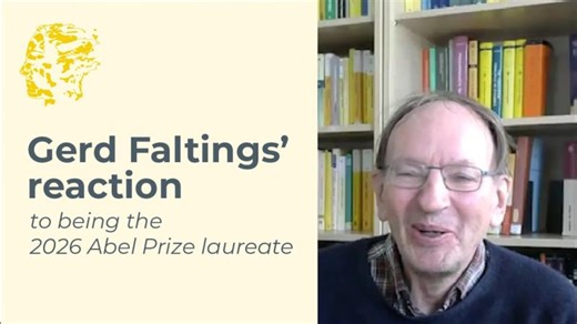 Gerd Faltings reaction to winning the Abel Prize 2026 | Berlin-Brandenburgische Akademie der Wissenschaften