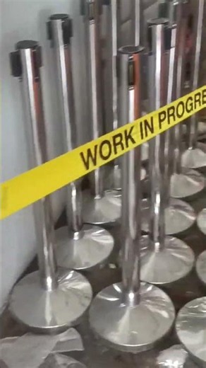 Stanchion, Queue Barrier, Queue Stand, Crowd Control Barrier, Stainless Steel Queue Manager, #viral