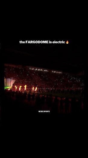 North Dakota State’s crowd is showing off in its first FBS game 🔥 #cfb #collegefootball
