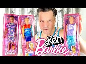 2021 KEN FASHIONISTAS 162, 163, 164 MATTEL BARBIE UNBOXING REVIEW COMPARISON FASHION SHOW