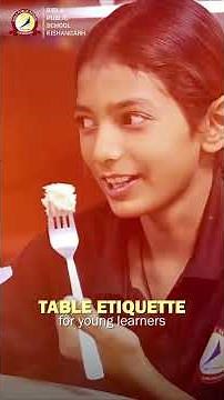 How Boarding Schools Teach Life Skills | Table Etiquette | Birla Public School Kishangarh
