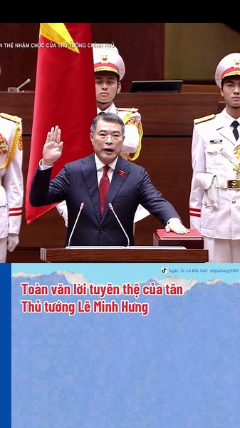 Quốc hội bầu ông Lê Minh Hưng giữ chức Thủ tướng Chính phủ nhiệm kỳ mới #videoviral #thutuong #leminhhung #pyf #xuhuong