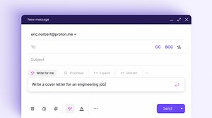 Proton's AI writing assistant can now also write in German