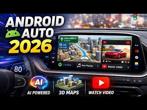 Android Auto 2026: AI, 3D Maps & YouTube in Your Car! | WOC