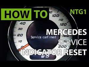 HOW TO: Reset Service Indicator Mercedes CLS, E-Class & CLK - W219, W211 & W209