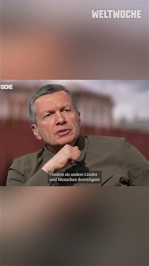 «Wie wir euch sehen, ist ganz anders»: Russischer TV-Moderator Wladimir Solowjow über den Westen