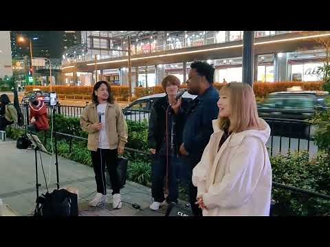 クリス・ハートさん大阪に現れる！GRANOLA×大月そら×クリス・ハート「I LOVE YOU」2023.03.25 大阪駅ルクア前コラボストリートライブ【クリス・ハートさんが路上で歌ってくれました】