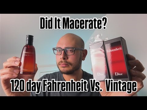 120 day Dior Fahrenheit Maceration Experiment Results (+Vintage Comparison! )