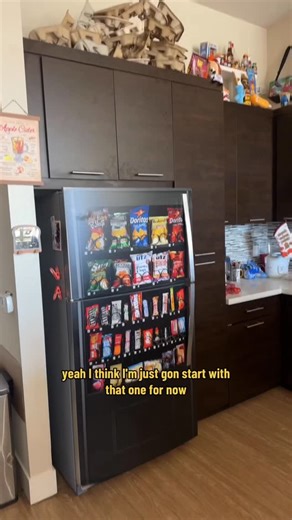 Flyboy Foodie on Instagram: "Turning my Fridge into a Vending Machine! @kudu_magnets"