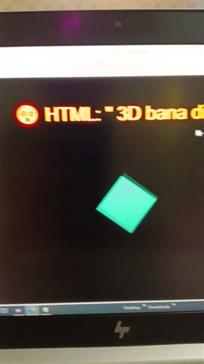 HTML 3D Animation Tutorial 🔥 | Amazing 3D Effect Using HTML