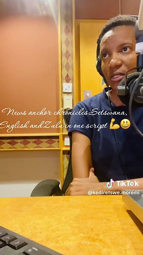 News Anchor Chronicles in Setswana, English, and Zulu