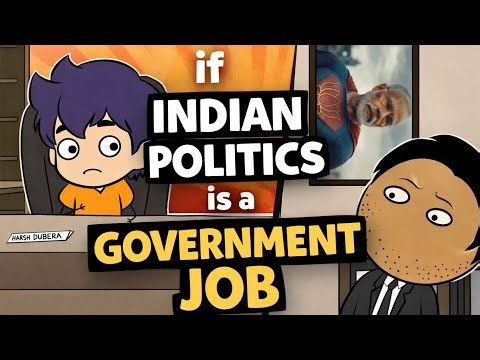 If Indian politics is a government job🤔|| Funny parody||
