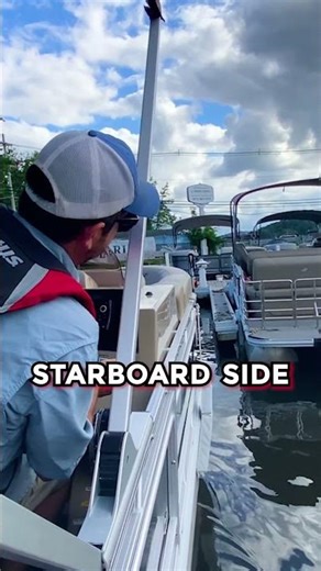 Tight Dock Slip? Here's How To Pull Your Pontoon in Like a Pro: Bridge Marina Docking Tips #shorts